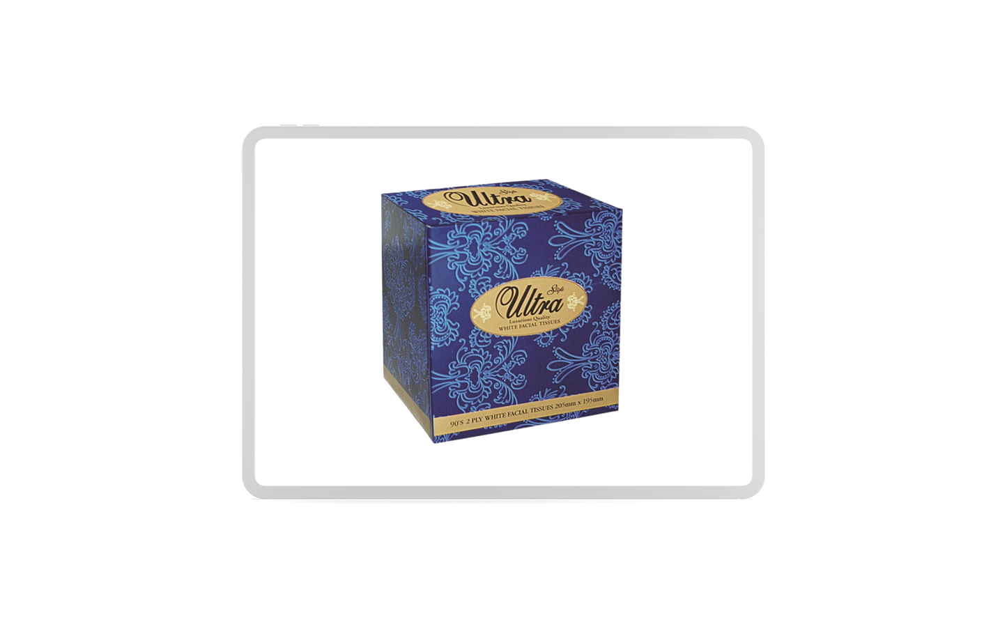 ULTRA 2 PLY FACIAL TISSUE CUBE 90