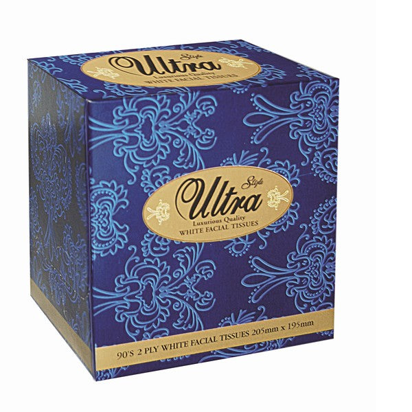 ULTRA 2 PLY FACIAL TISSUE CUBE 90