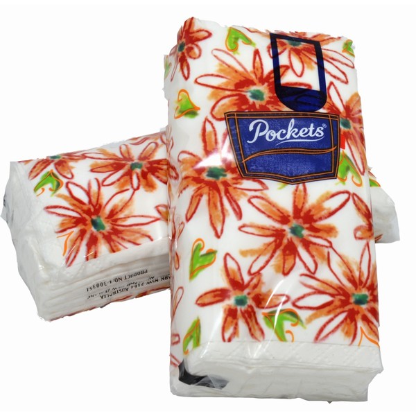 POCKETS 3 PLY FACIAL TISSUE PACK